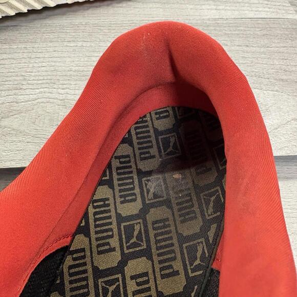 PUMA Roma Basic - Black / High Risk Red / Yellow - Picture 10 of 15